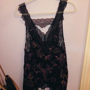 Free People Tops - Free People Lace Floral Tank Free People Tops - Free People Lace Floral Tank